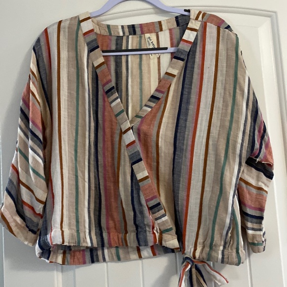 Girl Krazy summer striped top - Picture 1 of 3